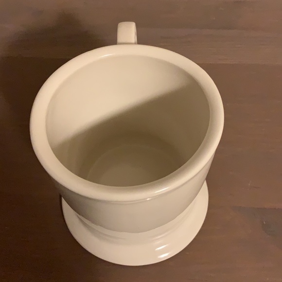 Anthropologie Cream and Black Ceramic Letter S Mug - Picture 6 of 8